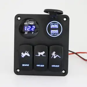 Oferta, Panel de interruptor de 3 vías FJ Cruiser, voltímetro con enchufe usb