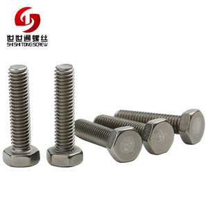 Usine Fournir ASME UNC UNF Titane 1/4 "Unf Hex <span class=keywords><strong>Vis</strong></span> - Product Image 1