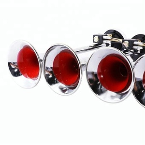 Klaxon de <span class=keywords><strong>voiture</strong></span> à mélodie d'<span class=keywords><strong>air</strong></span> libre 12V/24V avec boîtier de commutation à 8 boutons adapté aux camions, camions et bateaux - Product Image 4