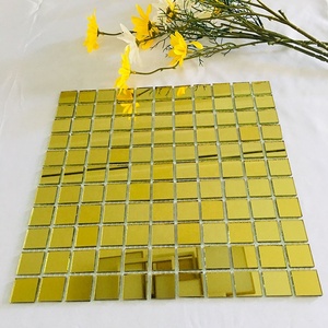 AYSHA Versione Aggiornata Antiossidante 3.2mm 30x30cm Piastrelle Mosaico in Vetro Quadrate Eco-Friendly - Design Moderno per Decorazione Murale Soggiorno - Product Image 1