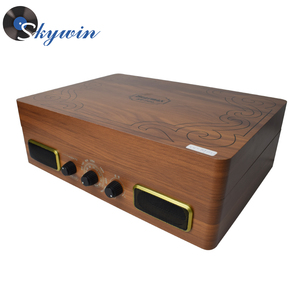 Madera cinturón impulsado mecanismo giradiscos USB reproductor de <span class=keywords><strong>vinilo</strong></span> - Product Image 4