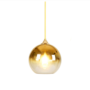<span class=keywords><strong>Lampadario</strong></span> in vetro soffiato sfumato <span class=keywords><strong>con</strong></span> luce a sfera rotonda moderna <span class=keywords><strong>con</strong></span> finitura placcatura - Product Image 3