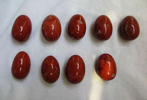venta al por mayor natural perforado rojo venturina huevos de <span class=keywords><strong>jade</strong></span> - Product Image 3