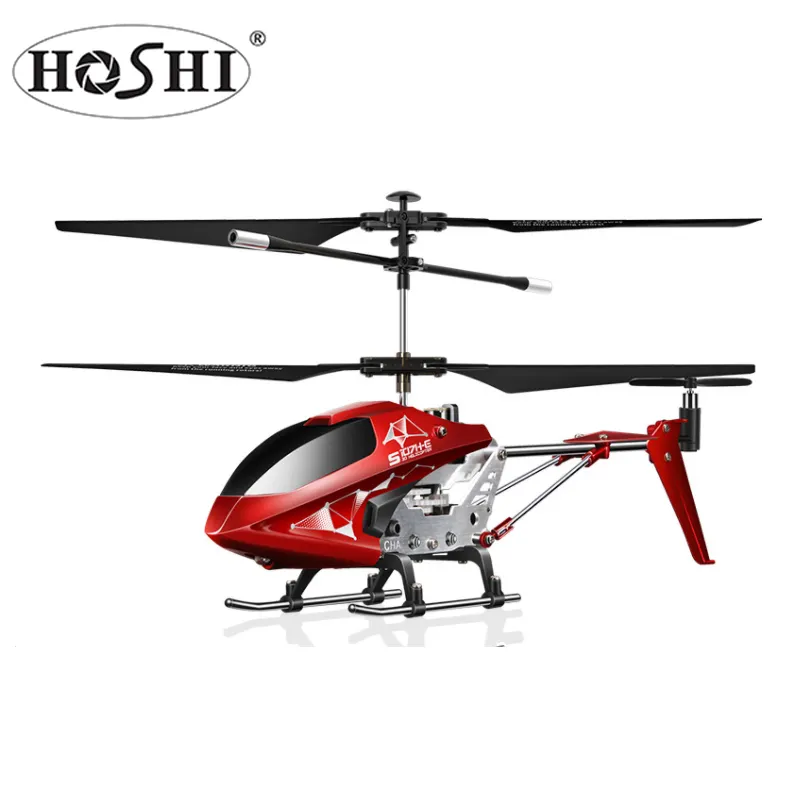 Hoshi, syma s210 h S107H-E rc helicóptero, 3.5ch rtf, controle remoto, rc, brinquedo, presente com gyro, versão atualizada, com função de bloqueio de altura