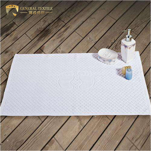 Tapis de bain en coton blanc éponge pour hôtel, serviette de bain pour les pieds, serviette de sol pour salle de bain - Product Image 2
