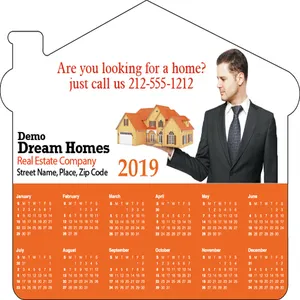 2019 Houseshape Realtor Magnet Super Kuat Realtor Estate Advertisng Magnet untuk Real Estate Pemasaran Magnet