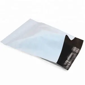Tuff shield large self adhesive matte plastic poly bag 12x17 mailing black white mailer shipping polymailer bags for clothes