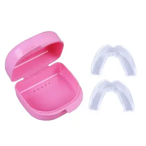 Double Braces Mouth Guard Sports Upper AND Lower Protection Your Teeth AND Braces While Playing Football