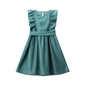 OEM & ODM kids clothes manufacturer stylish elegant dress for teen girls