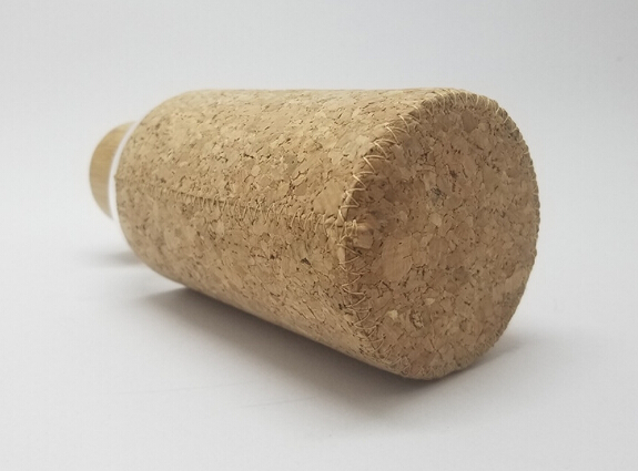 550ML Borosilicate glass sports drinking water bottle with Cork sleeve