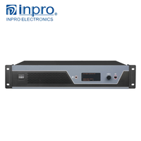 Profesyonel Dijital Konferans Ana Amplifikatörü 120W Çıkış Gücü INPRO YM-4000A Model 3 Mikrofon Girişi 5 Ünite Ses Ayarı