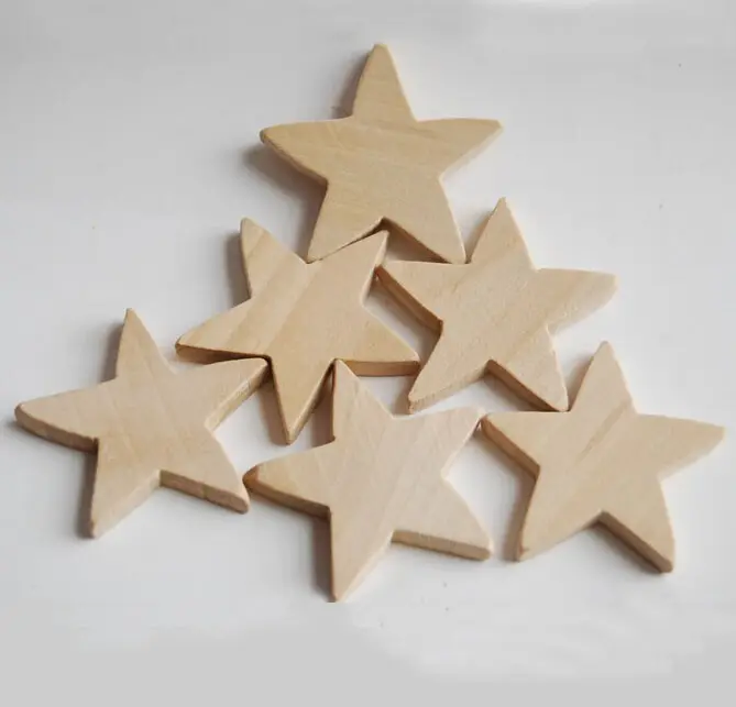 De Madera popular estrella el recorte de decorativo de Navidad estrella de madera proveedor de dongguan