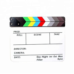 Planche à claquettes en acrylique pour scène de film coupée - Product Image 2