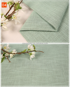 <span class=keywords><strong>Tissu</strong></span> en <span class=keywords><strong>lin</strong></span> 100% polyester de haute qualité, largeur de 2,8 mètres, couleur unie, pour rideaux, coussins, canapés - Product Image 4