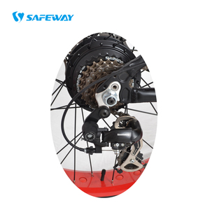 Vélo électrique de montagne à suspension intégrale léger avec pneus gras 26*4.0, 500W, en aluminium, fourni par l'usine Tianjin Safeway - Product Image 4