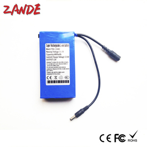 YSD-12680 6800mah <span class=keywords><strong>rechargeable</strong></span> dc <span class=keywords><strong>12V</strong></span> li-ion batterie au lithium pour LED bandes CCTV Caméra LED conseil