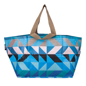 Ruiding Promotional Custom Design Multicolor Grocery Packaging PP Woven Laminated Plastic Shopping Tote Bag
