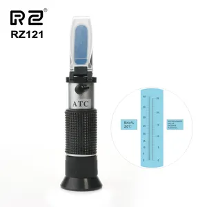 אדום יין Refractometer ענבים יין מטר סוכר כף יד בריקס 0 ~ 40% אלכוהול 0 ~ 25% פירות מיץ יין סוכר מטר Refractometer