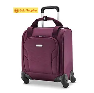 Smart spinner carry on bag 360 rolling luggage travel bags for woman