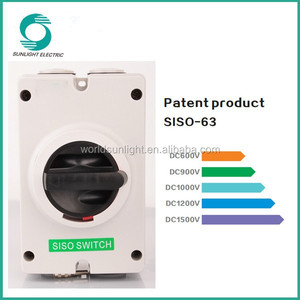 Tuv CE IEC aprobado precio de fábrica todo tipo de IP66 impermeable cc 1000 V 20A a 63A <span class=keywords><strong>desconexión</strong></span> del interruptor aislador - Product Image 2