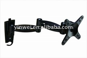 Support mural TV pivotant Fullmotion avec gestion des câbles Support TV 360 degrés en aluminium L026-3 pour caracan - Product Image 2