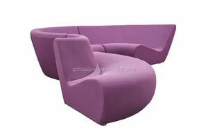 China top 10 mobília marcas novo design mais estilo de curvatura sofá de móveis china roxo sofá sofá