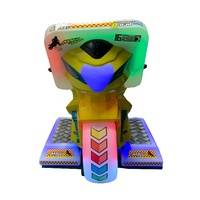 Xeast — machine de jeu de course à moto, motorisée, pour enfants, boucles d'oreilles, avec pièces de monnaie