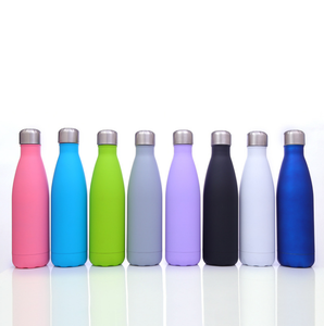 500ml en caoutchouc blanc bouteille en acier inoxydable sous vide isolant en caoutchouc blanc réutilisable bouteille de thé avec le logo fait sur commande - Product Image 5