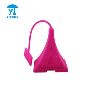 Food Grade Hot Koop Kleurrijke Silicone Thee Infuser Zeef Creative Vormige Losse Blad Filter Siliconen Zetgroep, Draagbare Theezakje