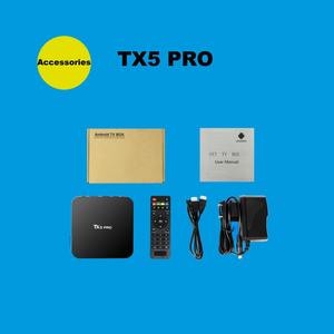 BQEEL — boîtier tv Tx5 Pro, Android 6.0, quad core, 2 go/16 go, H.265/4K, lecteur multimédia pour streaming, client <span class=keywords><strong>S905X</strong></span> - Product Image 2