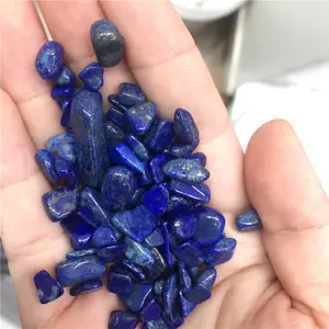 Natural Lapis Lazuli Crystal Gravel Polished Tumbled Stone Wholesale