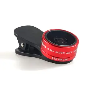 FUNIPICA Original Smartphone Lens with 0.36x wide angle 15x macro 2 in 1 lens