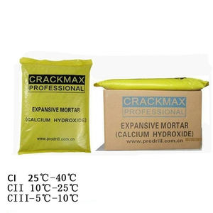 Winter type Chemische Rock Breaking & Rock Stralen dure mortel
