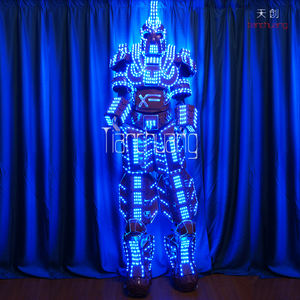 Lập trình đầy đủ <span class=keywords><strong>m</strong></span>àu sắc LED Cyborg trang phục với sàn cho hiệu suất sân khấu - Product Image 4