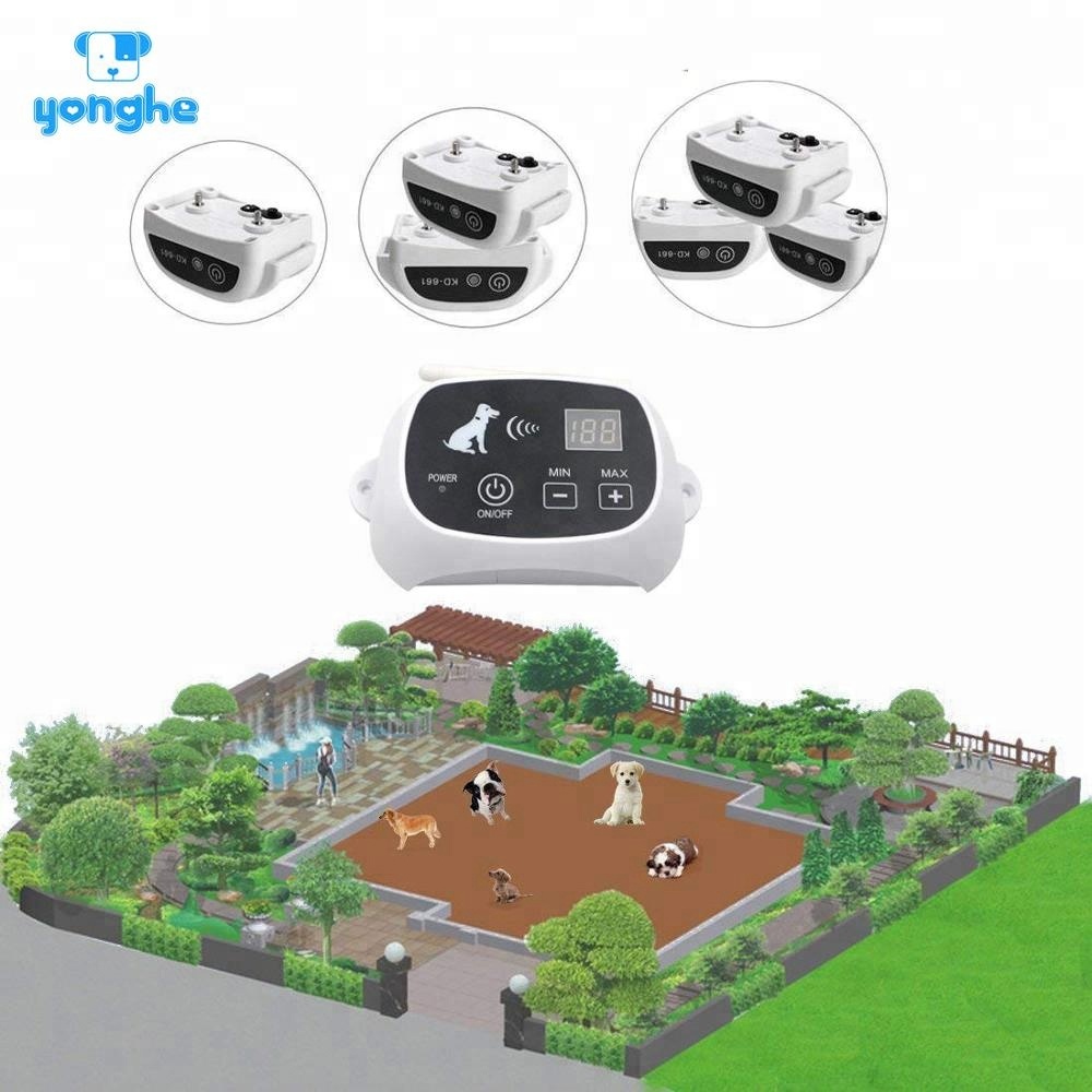 Yhpet Model 661 Outdoor WiFi Wireless Electronic Dog Training Collar Fence System - 500m Range, 100