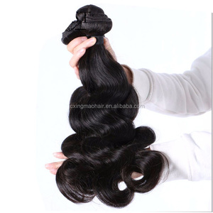 批发鄄城工厂价格巴西人发延伸处女巴西发体波浪状发束 - Product Image 1
