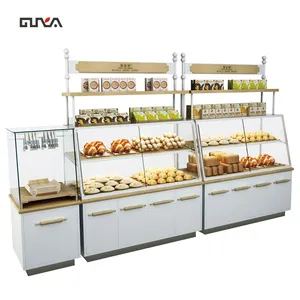 Mostradores de pan multicapa personalizados para tienda de panadería