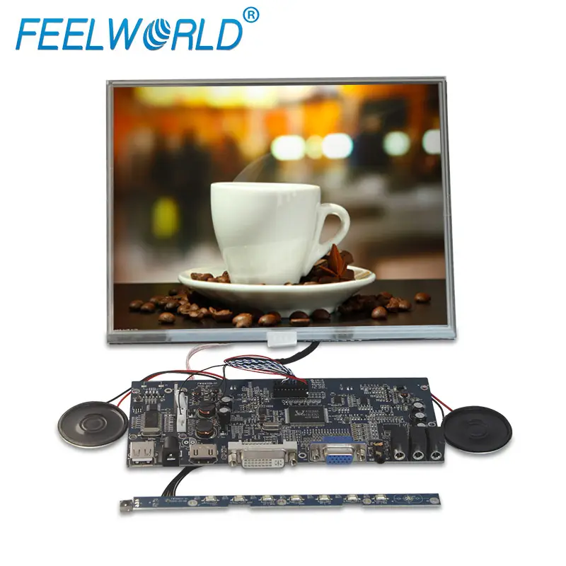 10 inch 4:3 lcd monitor 1024*768 high resolution led backlight hd skd touch screen modules