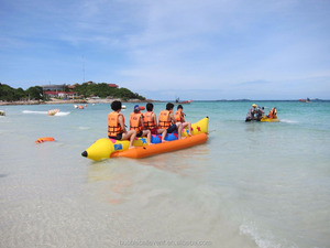 Loco pvc banana <span class=keywords><strong>boat</strong></span> en venta, plátano grande inflables, uesd de plátano inflable flotador de la piscina - Product Image 3