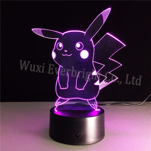 Delicado Cuadro de Juguete Para Niños Escritorio <span class=keywords><strong>Led</strong></span> Optical Illusion Illusion Regalo <span class=keywords><strong>Luz</strong></span> de La Noche Creativa Lámpara <span class=keywords><strong>Usb</strong></span> 3d - Product Image 4