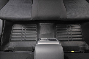 BORNSELLER Tapis de sol complets en PVC antidérapant écologique de 7 mm d'épaisseur, nouveau <span class=keywords><strong>design</strong></span> Diamond Deluxe pour Tesla Model 3 - Product Image 4