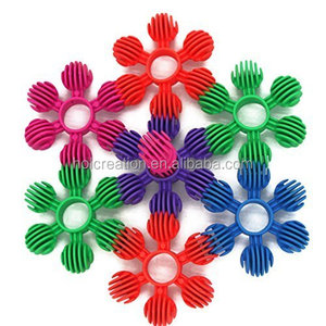 Crear rompecabezas Manipluative DIY cerebro Juguetes Juegos Kinder preescolar de plástico suave DIY bloques de - Product Image 4