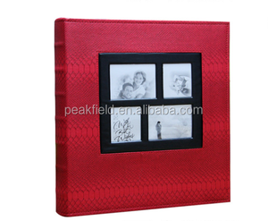 Black Leather Cover Diy <b>Photo</b> <b>Album</b> 4x6 600 <b>Pocket</b> <b>Photo</b> <b>Album</b> - Product Image 3