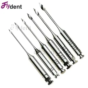 Brocas para puertas dentales, limas rotativas de motor, herramienta de metal rotativa para uso de canal radicular de dentista, puerta glidden