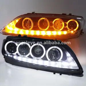 Lampu Depan LED MAZDA 6, Lampu Depan Angel Eyes untuk Mazda 2003 Hingga 2011 Tahun JC