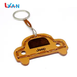 Fantastic quality popular oem tassels leather carabiner brand car keychain