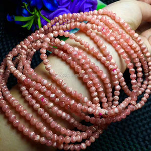 Rodocrosita energía pulsera (udewa) recta, joyería de alta calidad, piedras preciosas - Product Image 1