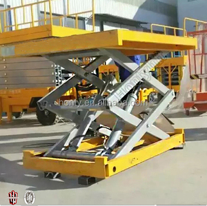 2025 HONTYLIFT Hot Sale Große Plattform 1T 2T Tragbarer stationärer elektrischer Scheren hub tisch Hochleistungs-Stahl konstruktion - Product Image 4