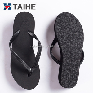 Ultimi Modelli di <span class=keywords><strong>Infradito</strong></span> <span class=keywords><strong>con</strong></span> Zeppa Antiscivolo Stampate per Primavera, Inverno ed Estate, per Donne e Ragazze, Stile Spiaggia in Bianco e Nero - Product Image 1