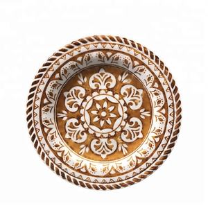 Service de vaisselle de style Western, 12 pièces, autocollants imprimés de assiettes à dîner en mélamine - Product Image 4